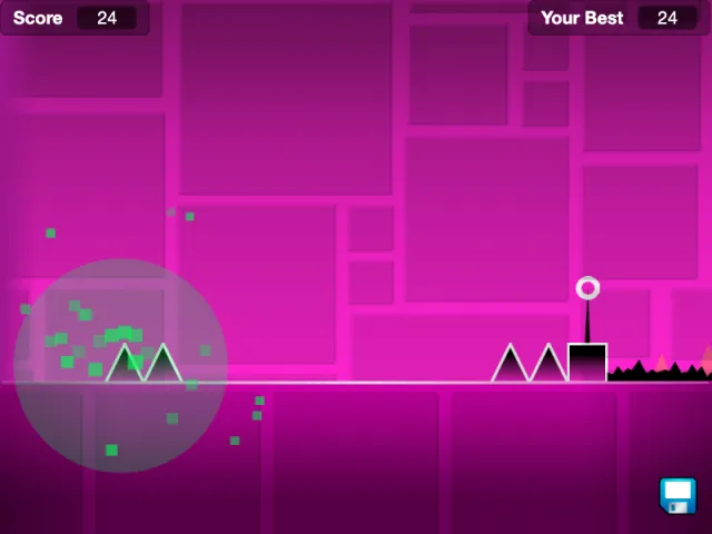 Geometry Dash gameplay screenshot 1